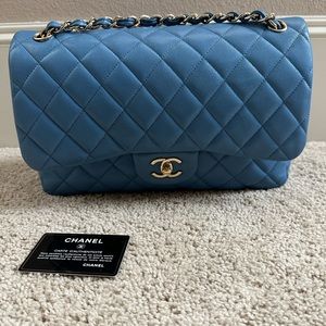 100% authentic Chanel large flap bag
